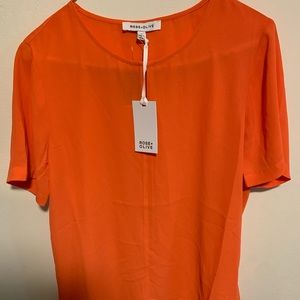 Rose & Olive Short Sleeve Blouse- NWT